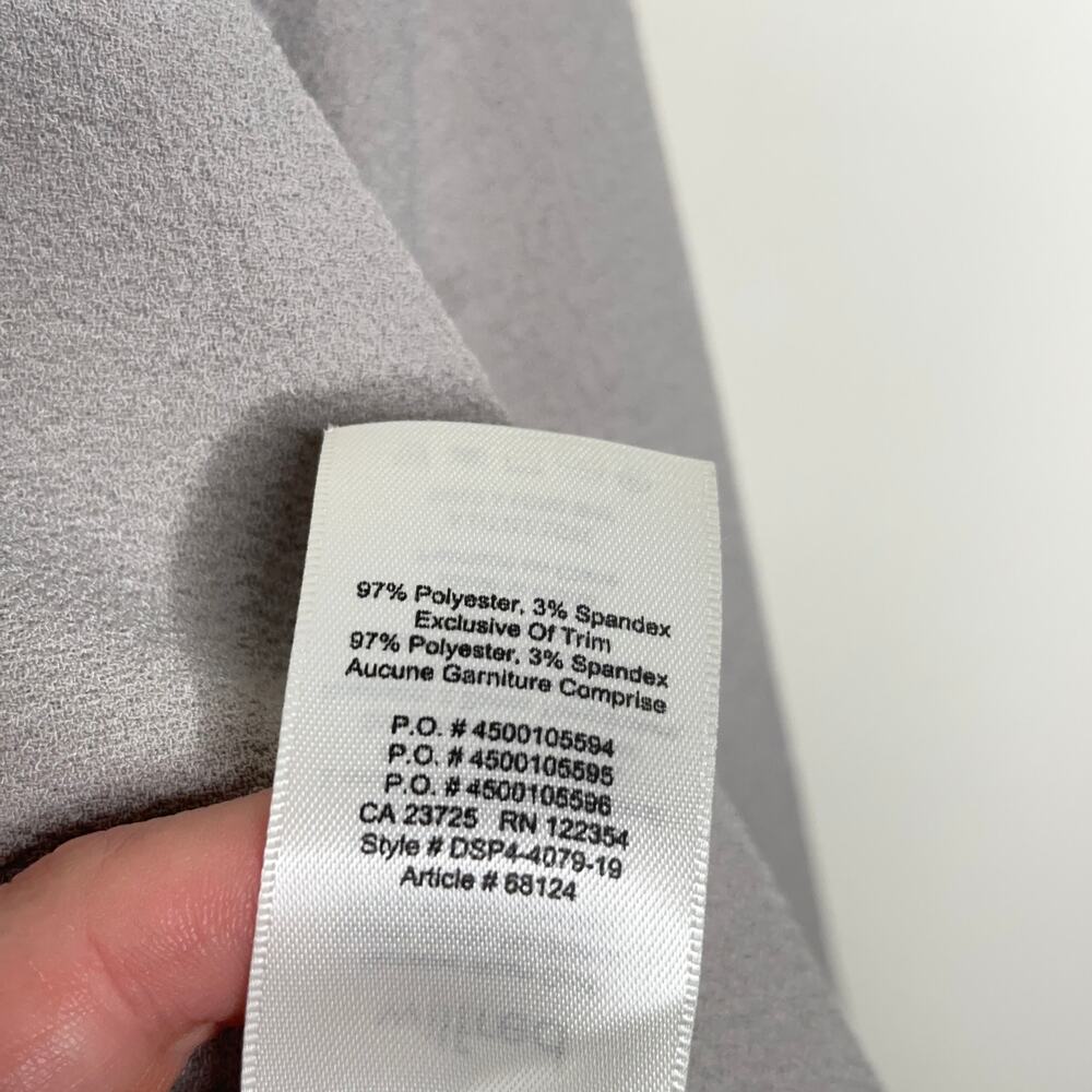 Wilfred Light Gray Draped Blazer - Picture 6 of 6